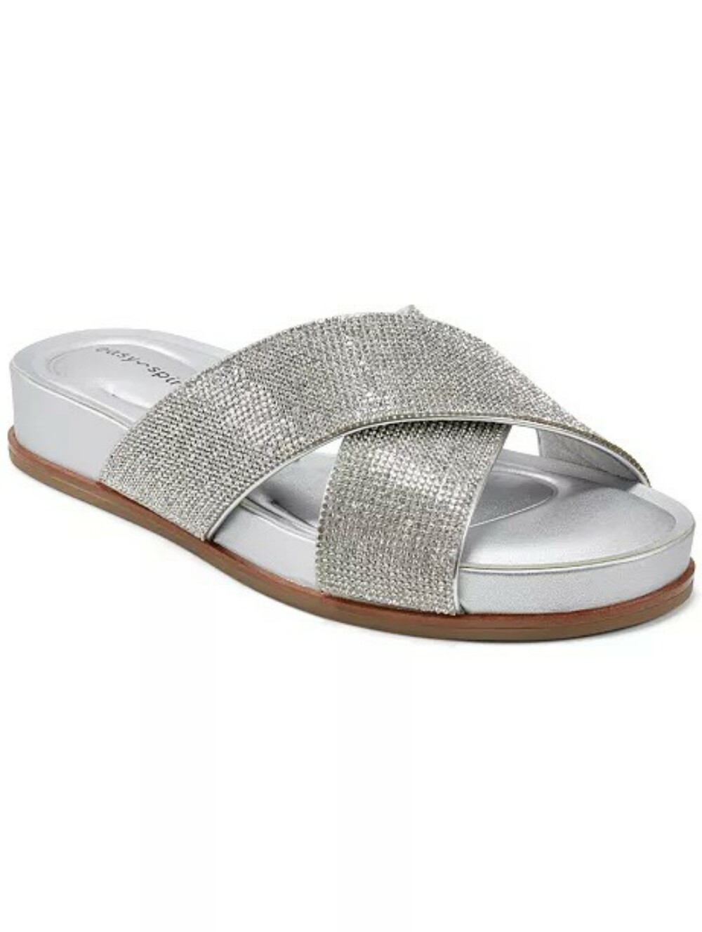 Easy Spirit Women's Judy Embellished Casual Flat Sandals